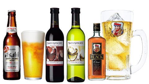 アルコール類のカテゴリ